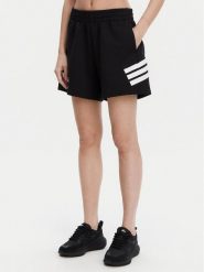 Adidas Szorty sportowe Future Icons 3-Stripes JC5443 Czarny Loose Fit. Czarne szorty sportowe adidas, bez wzorów, z bawełny. Za 169.99 zł.