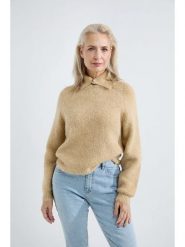 Josephine & Co Sweter "Alec" w kolorze beżowym rozmiar: M. Brązowe swetry Josephine & Co, m, bez wzorów, z wełny, bez ramiączek. Za 265.95 zł.