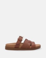 KLAPKI DAMSKIE 8652 PELLE CUOIO. Klapki Venezia, bez wzorów, ze skóry, bez obcasa, bez zapięcia. Za 379.00 zł.