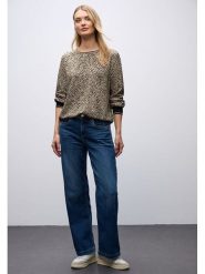 Street One Bluzka w kolorze beżowym rozmiar: 42. Brązowe bluzki Street One, s, bez wzorów, z wiskozy, klasyczne, bez kołnierzyka, bez ramiączek. Za 122.38 zł.