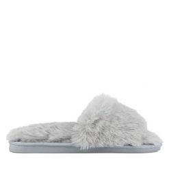 Kapcie DeeZee. Szare kapcie DeeZee, bez wzorów. Za 59.99 zł.