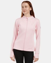 Damska bluza sportowa bez kaptura Kilpi LAJEN-W. Czerwone bluzy bez kaptura Kilpi, bez wzorów, z materiału, bez kaptura, do biegania. Za 473.69 zł.