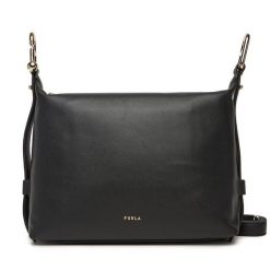 Torebka Furla. Czarne listonoszki Furla, bez wzorów, bez dodatków. Za 1,769.00 zł.