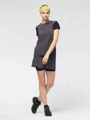 LaMunt Koszulka funkcyjna "Teresa Light" w kolorze antracytowym rozmiar: 38. Czarne t-shirty sportowe LaMunt, bez wzorów, z materiału, bez ramiączek, outdoorowe. Za 101.23 zł.