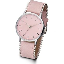 Zegarek na rękę bonprix srebrny kolor - jasnoróżowy. Zegarki marki Kazar. Za 59.99 zł.