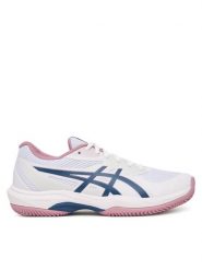 Asics Buty do tenisa Game Ff Clay/Oc 1042A282 Biały. Białe buty treningowe ASICS, bez wzorów, ze skóry, bez zapięcia, tenisowe. Za 369.99 zł.