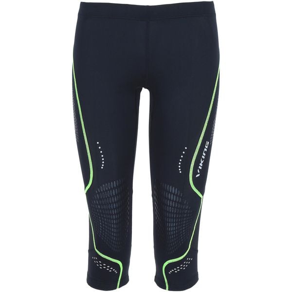 Spodnie damskie legginsy 3/4 Viking Ingrid Capri. Czarne legginsy Viking, bez wzorów, sportowe. W wyprzedaży za 54.99 zł.