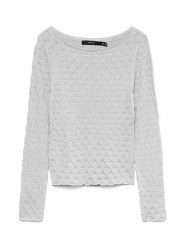 ONLY Sweter w kolorze jasnoszarym rozmiar: L. Szare swetry ONLY, l, bez wzorów, bez ramiączek. Za 104.64 zł.