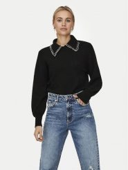 JDY Sweter Aubray 15244090 Czarny Regular Fit. Czarne swetry JDY, xs, bez wzorów, z syntetyku, bez ramiączek. Za 89.99 zł.