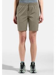 Odlo Szorty trekkingowe "Essential" w kolorze khaki rozmiar: 40. Brązowe szorty sportowe ODLO, bez wzorów, z materiału, outdoorowe. Za 213.79 zł.