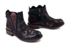 MACIEJKA 07006-02/00-8 brąz, botki damskie. Czarne botki Maciejka, bez wzorów, z polaru, bez obcasa, na obcasie, bez zapięcia. Za 414.67 zł.