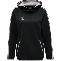 Bluza damska z kapturem Hummel hmlCIMA. Czarne bluzy Hummel, xs, bez wzorów, sportowe, bez ramiączek, z kapturem. W wyprzedaży za 221.60 zł.