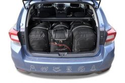 Torby Do Bagażnika Subaru Impreza 2017-2024 4Szt Kjust. Czarne torby podróżne KJUST, bez wzorów, z kauczuku. Za 1,228.00 zł.