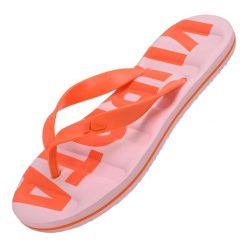 Damskie Japonki na Basen Pomarańczowe Plażowe Klapki Kubota Classic. Brązowe japonki Kubota, bez wzorów, z materiału. Za 89.99 zł.