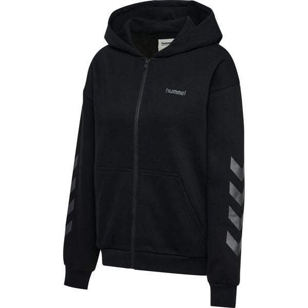Bluza damska z kapturem Hummel Keeper Chevron. Czarne bluzy Hummel, m, bez wzorów, z bawełny, z kapturem. Za 308.00 zł.