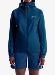 Bluza rozpinana damska Berghaus Staindrop Hike Jkt Af. Niebieskie bluzy Berghaus, l, bez wzorów, z materiału, bez ramiączek, bez kaptura. Za 340.99 zł.