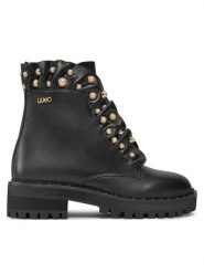 Liu Jo Trapery Pink 148 SF3073 PX223 Czarny. Czarne traperki Liu Jo, bez wzorów, ze skóry, bez obcasa, bez zapięcia. Za 1,369.00 zł.