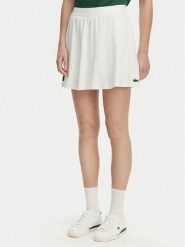 Lacoste Spódnica tenisowa JF0218 Biały Regular Fit. Białe spodnie sportowe Lacoste, bez wzorów, z syntetyku, tenisowe. Za 359.99 zł.