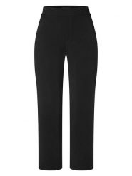 MAC Spodnie "Chiara" w kolorze czarnym rozmiar: 32/L23. Czarne spodnie materiałowe MAC, bez wzorów, z materiału, z podwyższonym stanem. Za 195.99 zł.
