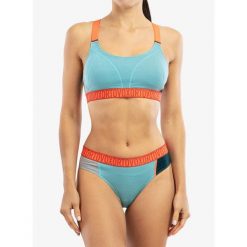 Stanik sportowy Ortovox 150 Essential Sports Top. Niebieskie biustonosze sportowe ORTOVOX, bez wzorów. Za 213.99 zł.