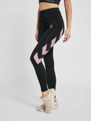 Legginsy damskie Hummel Paris. Czarne legginsy Hummel, bez wzorów, z elastanu, klasyczne. Za 213.50 zł.