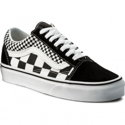 Tenisówki VANS - Old Skool VN0A38G1Q9B (Mix Checker) Black/True. Białe trampki sportowe marki Vans, z gumy. W wyprzedaży za 229.00 zł.