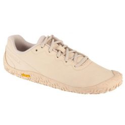 Buty berefoot Merrell Vapor Glove 6 Ltr J068508 beżowy. Brązowe buty treningowe bez wzorów, z gumy, bez zapięcia. Za 705.72 zł.