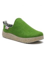 Comfortfusse Kapcie w kolorze zielonym rozmiar: 38. Zielone kapcie Comfortfüße, bez wzorów, z materiału. Za 172.08 zł.
