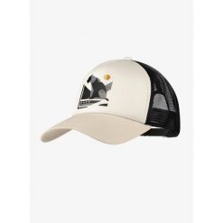 Czapka z daszkiem Buff Trucker Cap - mook cream. Brązowe czapki z daszkiem Buff, bez wzorów, sportowe. Za 109.99 zł.