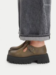 G-Star Raw Półbuty CEO-WI34-MANYA-07 Khaki. Brązowe półbuty wsuwane G-Star, bez wzorów, z nubiku, retro, bez obcasa, na płaskiej podeszwie. Za 349.99 zł.