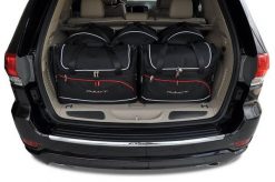 Torby Do Bagażnika Jeep Grand Cherokee 2010-2021 5Szt Kjust. Czarne torby podróżne KJUST, bez wzorów, z kauczuku. Za 1,502.00 zł.