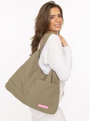 Zwillingsherz Shopper bag w kolorze khaki rozmiar: onesize. Brązowe shopper bag Zwillingsherz, bez wzorów, z materiału, na ramię, bez dodatków. Za 60.99 zł.