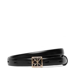 Pasek Damski Calvin Klein. Czarne paski Calvin Klein, bez wzorów. Za 229.99 zł.