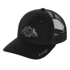 Czapka baseballowa jeździecka damska EQUESTRIAN QUEEN Juliana 26SS. Czarne czapki z daszkiem EQUESTRIAN QUEEN, bez wzorów, z bawełny, eleganckie. Za 88.99 zł.