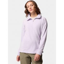 Bluza polarowa damska Columbia Glacial IV 1/2 Zip. Fioletowe bluzy bez kaptura Columbia, bez wzorów, z polaru, trekkingowe. Za 139.69 zł.