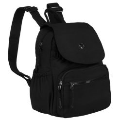 Plecak damski Peterson PTN CSM-13 czarny. Czarne plecaki Peterson, bez wzorów, bez dodatków. Za 109.99 zł.