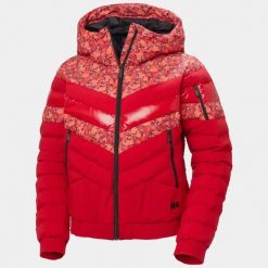 Damska kurtka narciarska Helly Hansen Imperial. Czerwone kurtki narciarskie Helly Hansen, s, bez wzorów, z materiału, bez kaptura, narciarskie. Za 1,117.00 zł.