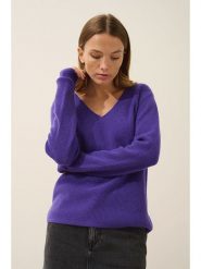 Just Cashmere Kaszmirowy sweter "Cielora" w kolorze fioletowym rozmiar: XL. Różowe swetry Just Cashmere, xl, bez wzorów, z kaszmiru, bez ramiączek. Za 399.71 zł.
