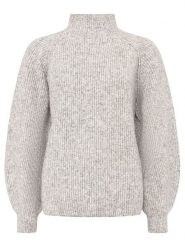 Zwillingsherz Sweter w kolorze szarym rozmiar: M. Szare swetry Zwillingsherz, m, bez wzorów, prążkowane, bez ramiączek. Za 189.29 zł.