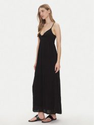 ONLY Sukienka letnia Chiara 15346832 Czarny Regular Fit. Czarne sukienki ONLY, xs, bez wzorów, z wiskozy, bez kołnierzyka, bez ramiączek. Za 189.99 zł.