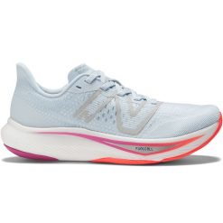 Buty damskie New Balance FuelCell Rebel v3 WFCXCS3 – niebieskie. Niebieskie buty do biegania New Balance, bez wzorów, z dzianiny, bez zapięcia, do biegania. Za 649.99 zł.