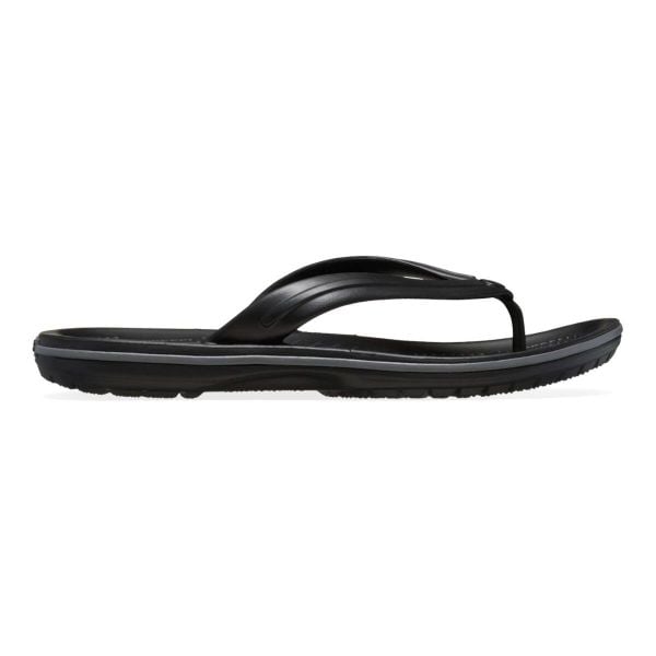 Kapcie Crocs Crocband Flip U Dorosłych. Czarne kapcie Crocs, bez wzorów, z materiału. Za 169.99 zł.
