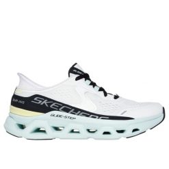 Buty sportowe Skechers Slip-ins Glide Step Altus. Białe buty sportowe lifestyle Skechers, bez wzorów, z syntetyku, casualowe, bez zapięcia. Za 440.99 zł.