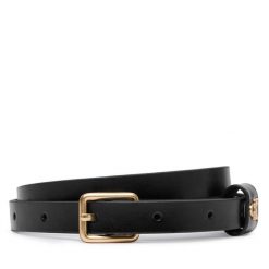 Pasek Calvin Klein. Czarne paski Calvin Klein, bez wzorów. Za 169.99 zł.