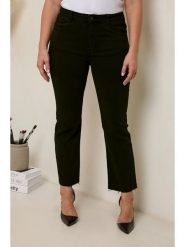 Curvy Lady Dżinsy - Regular fit - w kolorze czarnym rozmiar: 38. Czarne jeansy Curvy Lady, bez wzorów, klasyczne, z standardowym stanem. Za 144.58 zł.