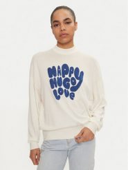 Hugo Sweter Sidara 50522527 Écru Regular Fit. Swetry Hugo, m, bez wzorów, z bawełny, bez ramiączek. Za 309.99 zł.