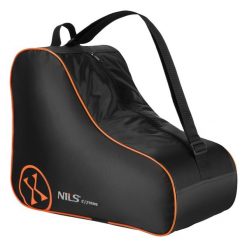 Torba na rolki TS101 Nils Extreme. Brązowe torby sportowe Nils Extreme, bez wzorów, z nylonu, na ramię. Za 34.90 zł.