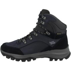 Buty do chodzenia damskie Hanwag Banks Lady Gtx. Niebieskie buty trekkingowe Hanwag, z materiału, za kostkę, bez zapięcia. Za 1,344.00 zł.