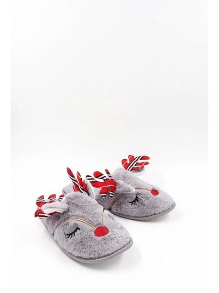 Confly Kapcie w kolorze szarym rozmiar: 40-41. Szare kapcie Confly, z aplikacjami. Za 28.44 zł.