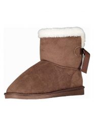 Geographical Norway Botki zimowe "Owisti" w kolorze brązowym rozmiar: 38. Brązowe botki Geographical Norway, bez wzorów, z futra, bez obcasa, bez zapięcia. Za 52.17 zł.